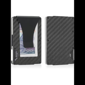 Slim black wallet